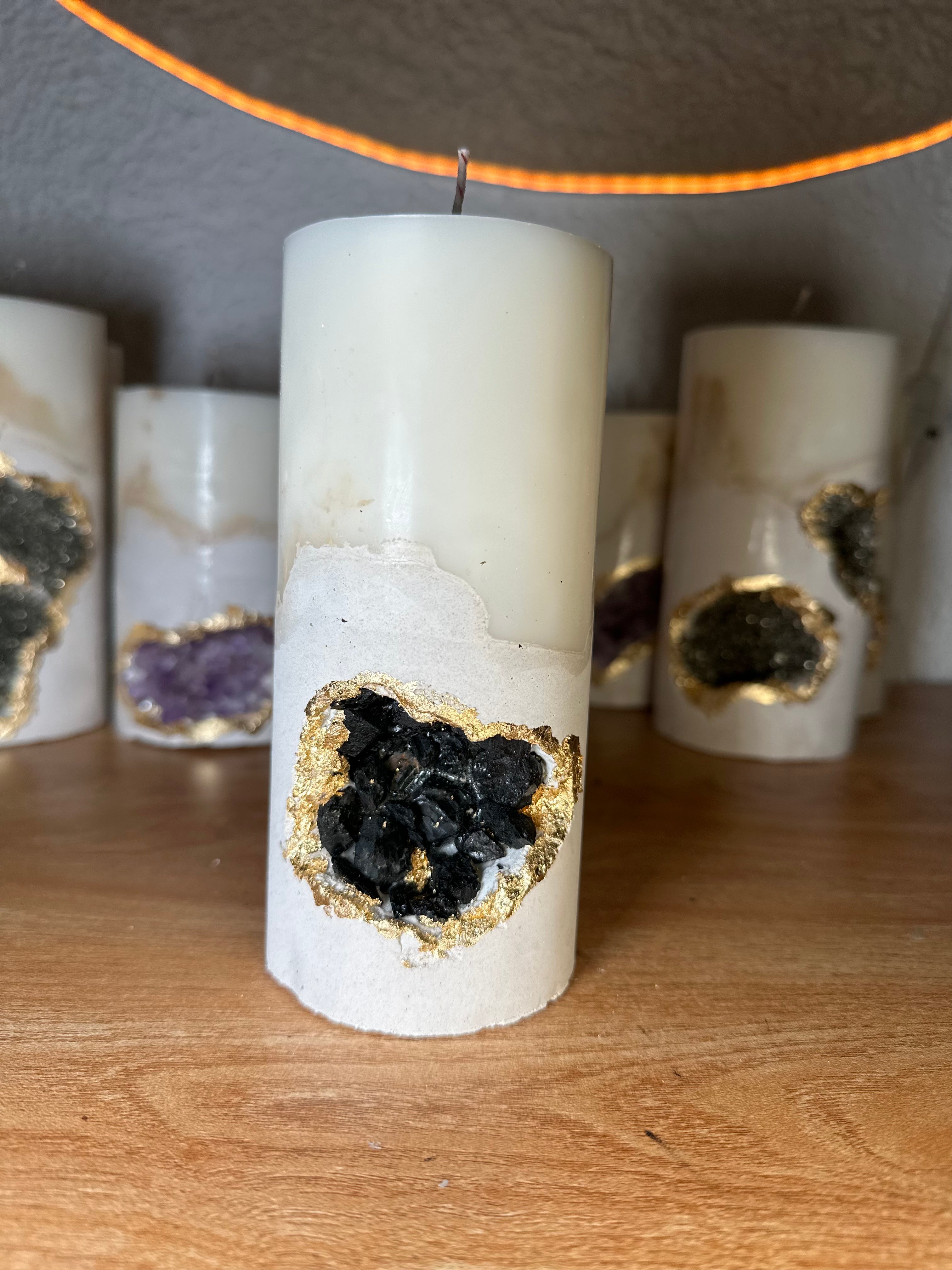 Vela Geoda Turmalina Negra – Edición Limitada 10/18